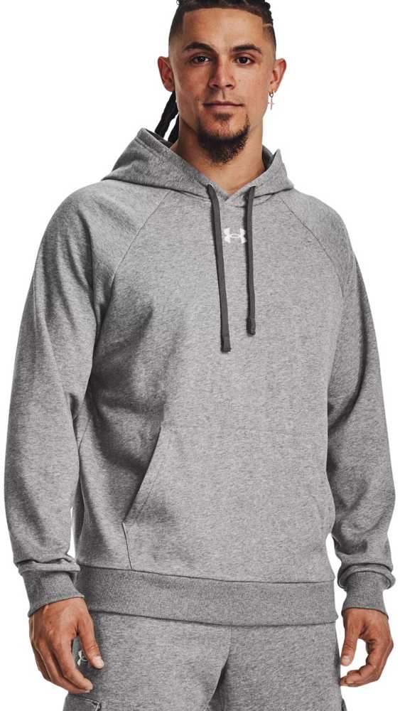 Vyriškas džemperis su gobtuvu Under Armour Rival Fleece, pilkas