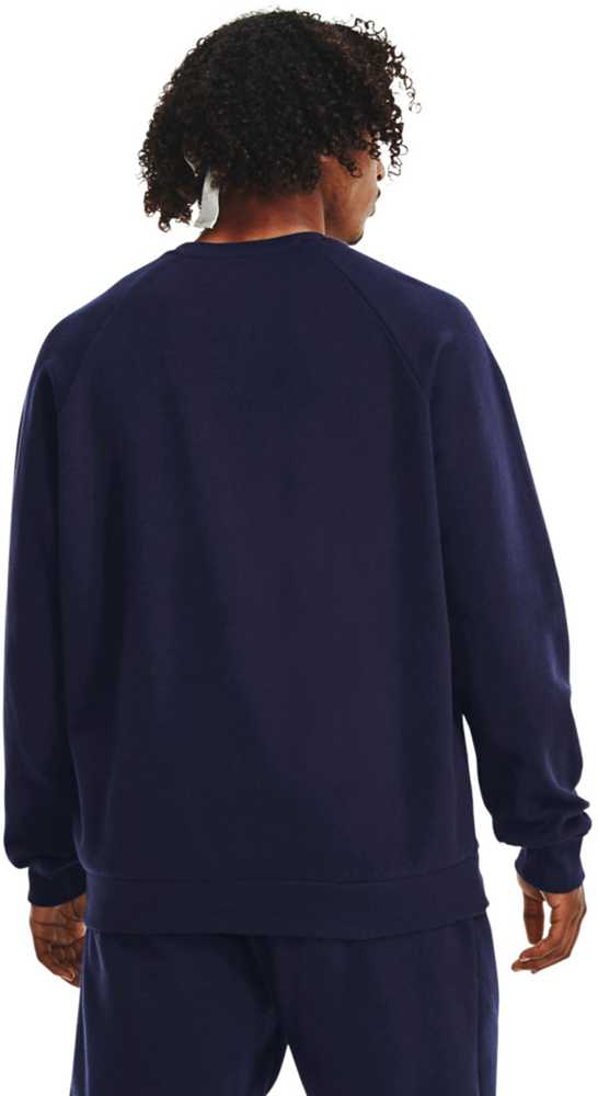 Vyriškas džemperis Under Armour Rival Fleece Crew, tamsiai mėlynas