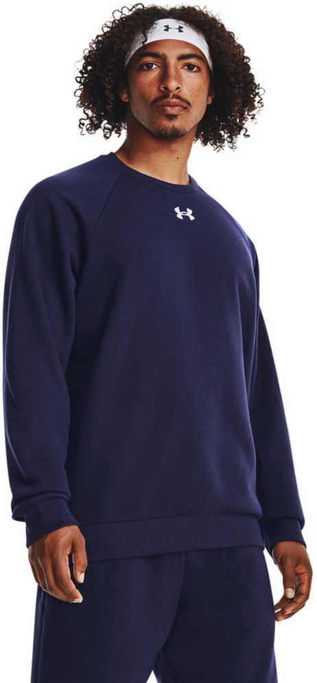 Vyriški „Under Armour Rival Fleece Crew“ megztiniai, tamsiai mėlyni, Mėlyna 1379755 410
