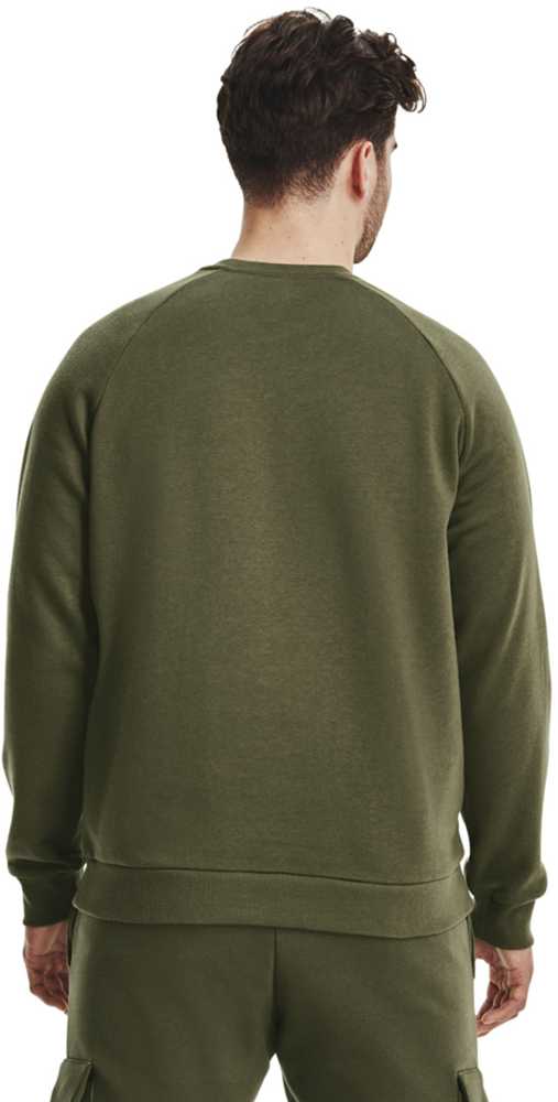 Vyriškas džemperis Under Armour Rival Fleece Crew, chaki spalvos