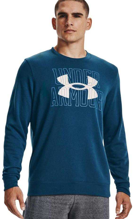Under Armour UA Rival Terry Logo Crew M 1370391 458 džemperis