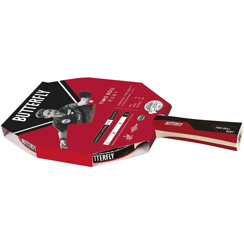 Butterfly Drugelis Timo Boll Ruby S841445 Stalo Teniso Raketė