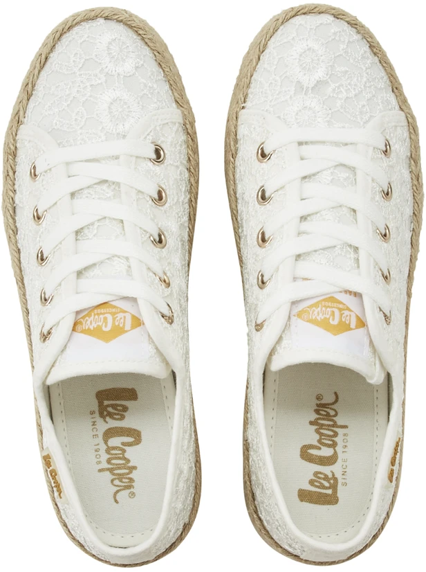 Lee Cooper moteriški bateliai balti LCW-26-31-4326LA (40)