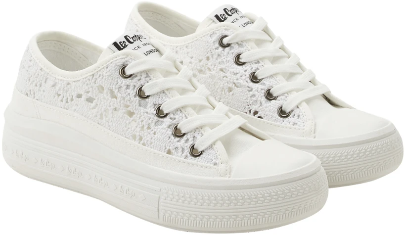 Lee Cooper moteriški bateliai balti LCW-26-44-4485LA (41)