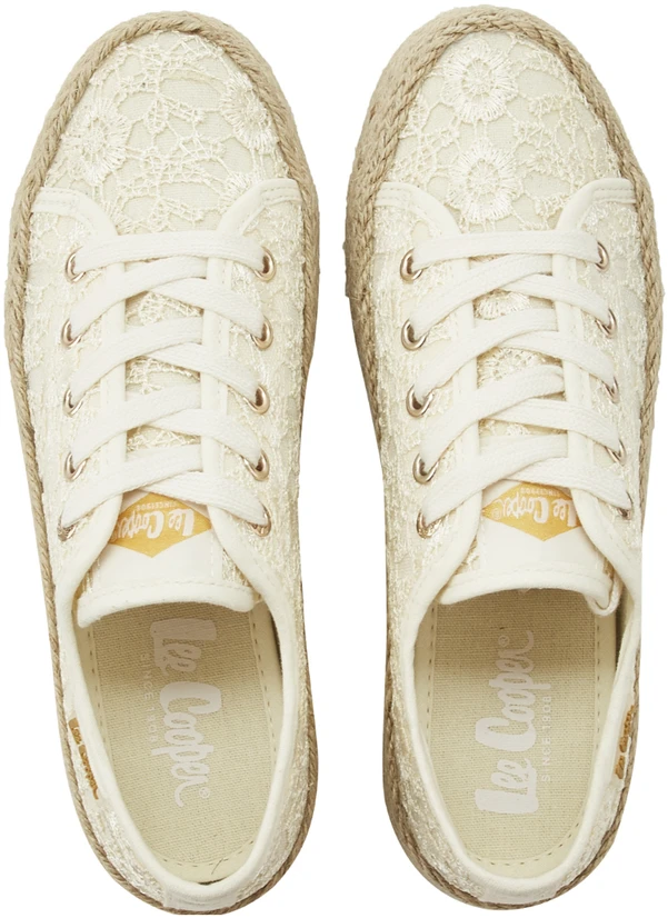 Lee Cooper Nėriniuotos platforminės sportinio stiliaus bateliai Step in style