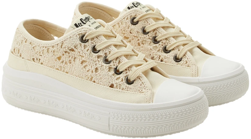 Lee Cooper moteriški bateliai smėlio spalvos LCW-26-44-4486LA (41)