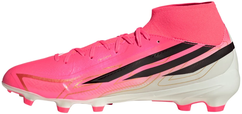 Buty piłkarskie adidas F50 Hyperfast League Mid FG rožinė KJ6714 (46 2/3)
