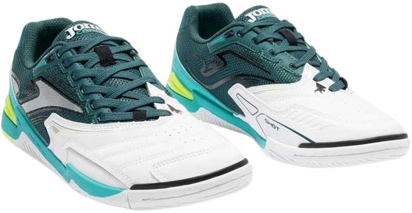 Buty piłkarskie Joma Cancha 2602 Indoor balta ir-žalia CANS2602IN (42)