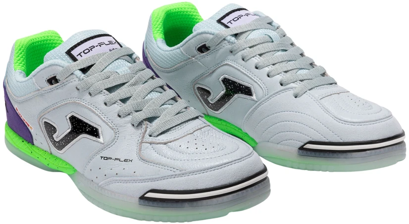 Buty piłkarskie Joma Top Flex 2505 Indoor balta ir-violetinė TOPW2505IN (45)