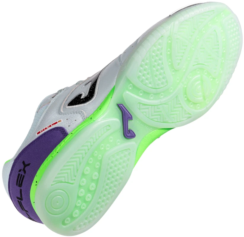 Buty piłkarskie Joma Top Flex 2505 Indoor balta ir-violetinė TOPW2505IN (45)
