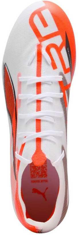 Carruzzo PUMA Ultra 5 Match FG/AG Futbolas Unisekso stiliaus Oranžinė, Balta