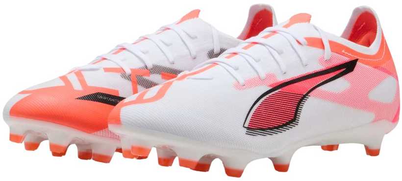 Carruzzo PUMA Ultra 5 Match FG/AG Futbolas Unisekso stiliaus Oranžinė, Balta