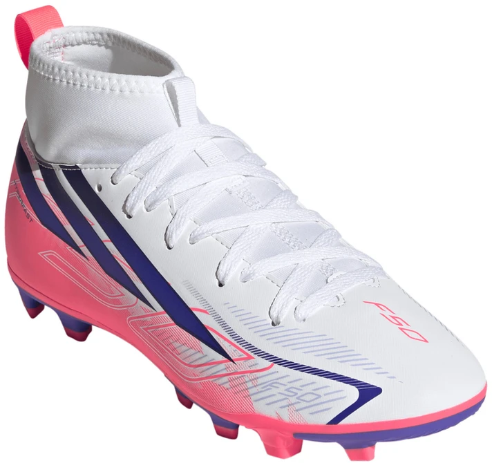 adidas F50 Hyperfast Club Mid FG/MG KJ0670 (33) vaikiški futbolo bateliai