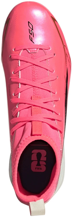 Buty piłkarskie vaikams adidas F50 Hyperfast League Mid FG rožinė KK1315 (38)
