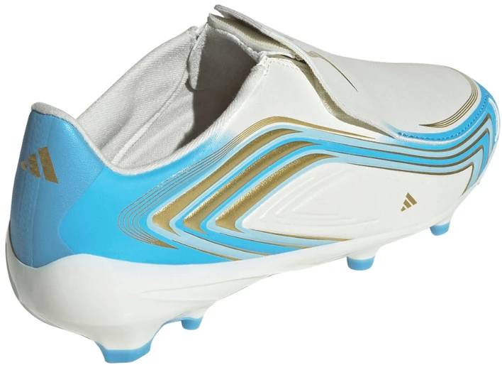 Buty piłkarskie vaikams adidas F50 Messi League LL FG balta ir-mėlyna IH1907 (33)