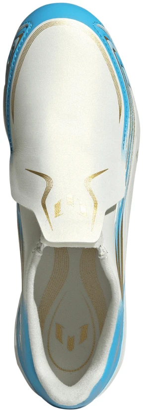 Buty piłkarskie vaikams adidas F50 Messi League LL FG balta ir-mėlyna IH1907 (33)