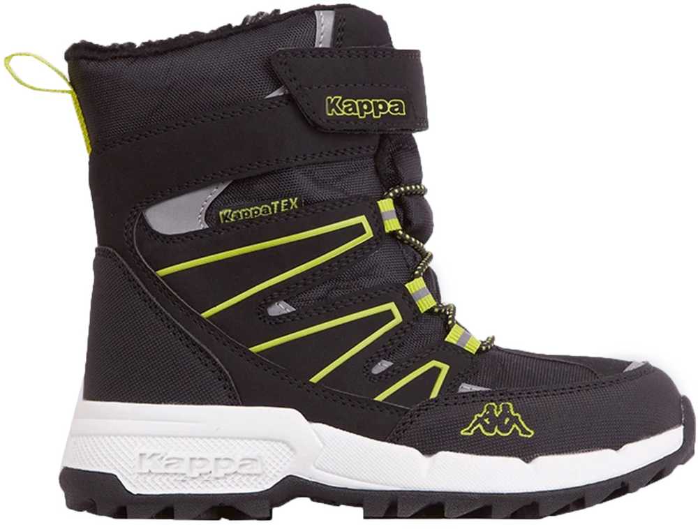 Buty vaikams Kappa Floki Tex juoda-limonkowe 260975K 1133 (31)