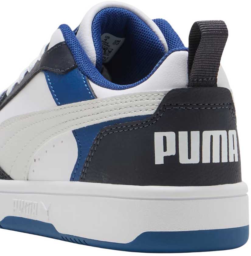 Buty vaikams Puma Rebound V6 Lo Mid balta ir-mėlyna 393833 28 (38)