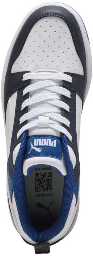 Buty vaikams Puma Rebound V6 Lo Mid balta ir-mėlyna 393833 28 (38)