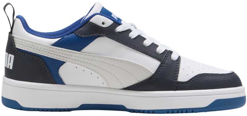 Buty vaikams Puma Rebound V6 Lo Mid balta ir-mėlyna 393833 28 (38)