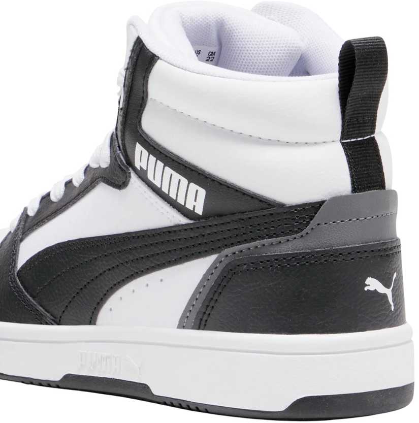 Buty vaikams Puma Rebound V6 Mid balta ir-juoda 393831 01 (38)
