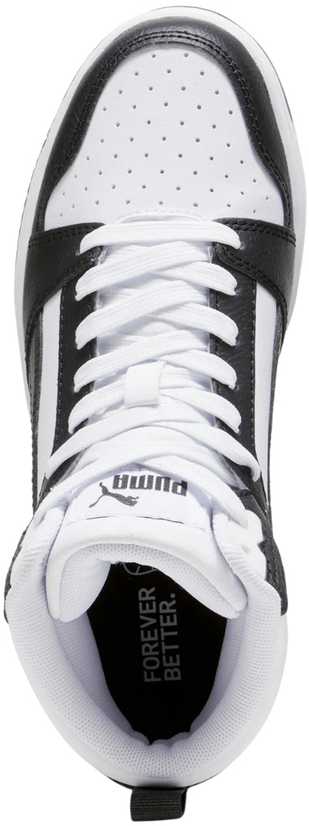 Buty vaikams Puma Rebound V6 Mid balta ir-juoda 393831 01 (38)