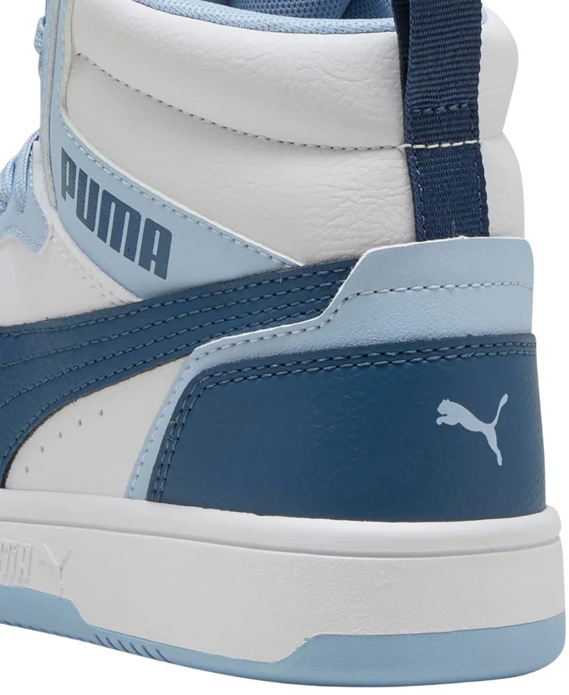 Buty vaikams Puma Rebound V6 Mid balta ir-mėlyna 393831 32 (37,5)