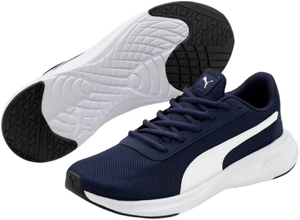 Buty vyrams bėgiojimui Puma Night Runner V2 granatowo-balta 379257 03 44,5