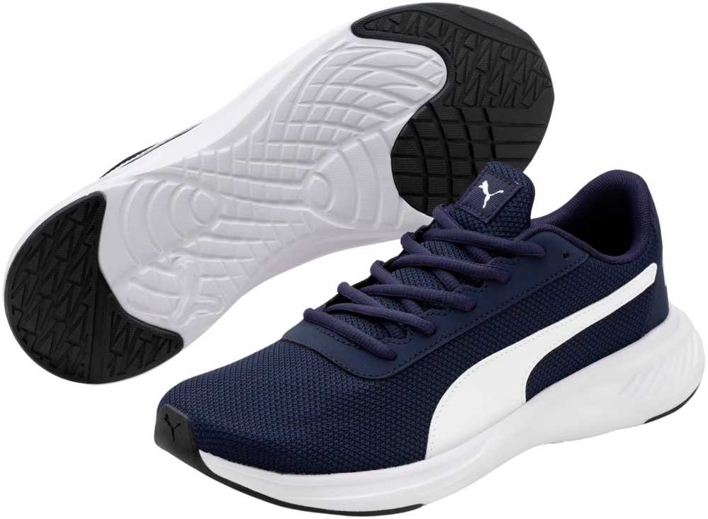 Buty vyrams bėgiojimui Puma Night Runner V2 granatowo-balta 379257 03 44,5