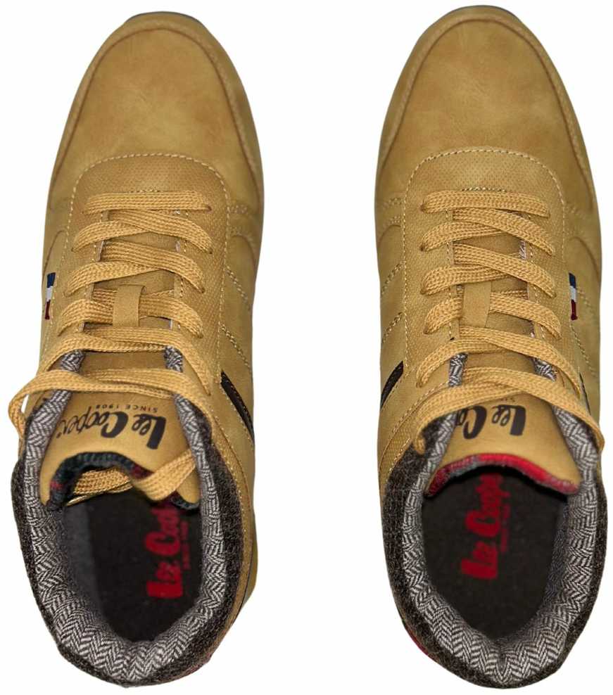 Vyriški sportbačiai su raišteliais Lee Cooper, rudi