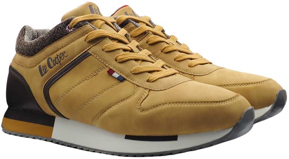 Vyriški sportbačiai su raišteliais Lee Cooper, rudi