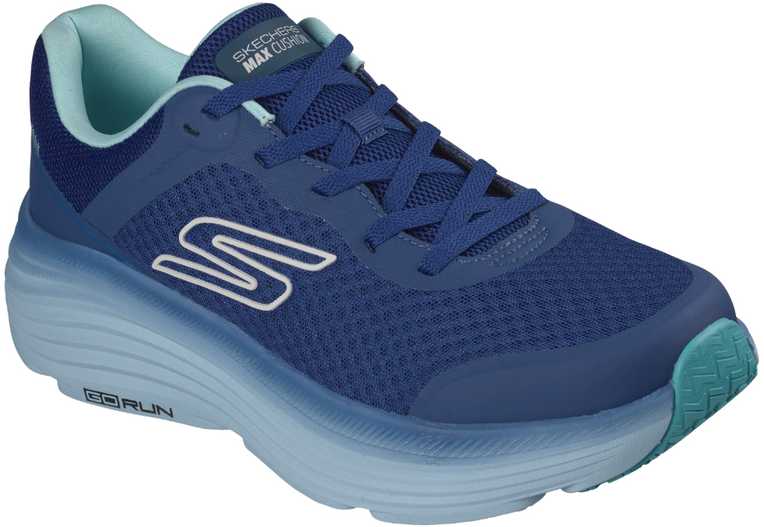 Skechers Max Cushioning Vyriški Šviesiai Mėlyni Bėgimo Bateliai