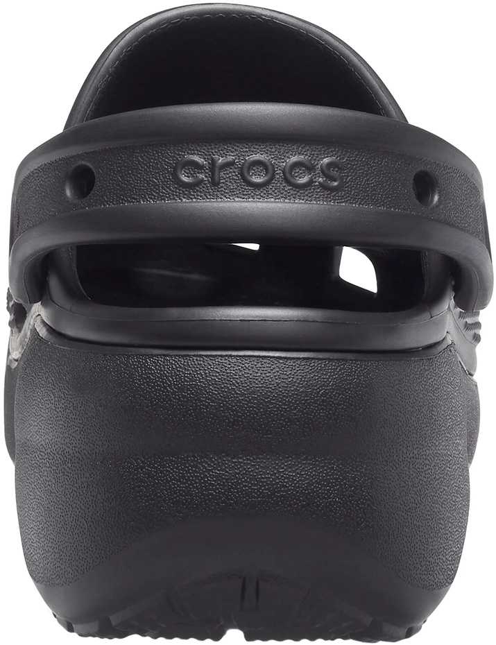 Moteriškos klumpės su paaukštintu padu Crocs Classic Platform, juodos