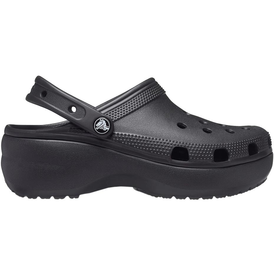 Moteriškos klumpės su paaukštintu padu Crocs Classic Platform, juodos