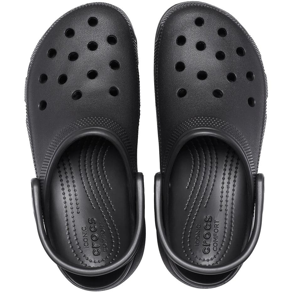 Moteriškos klumpės su paaukštintu padu Crocs Classic Platform, juodos
