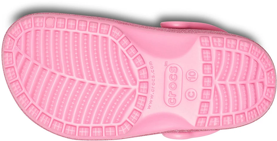 Chodaki vaikams Crocs Classic Glitter Clog rožinė 205441 669 (19-20)