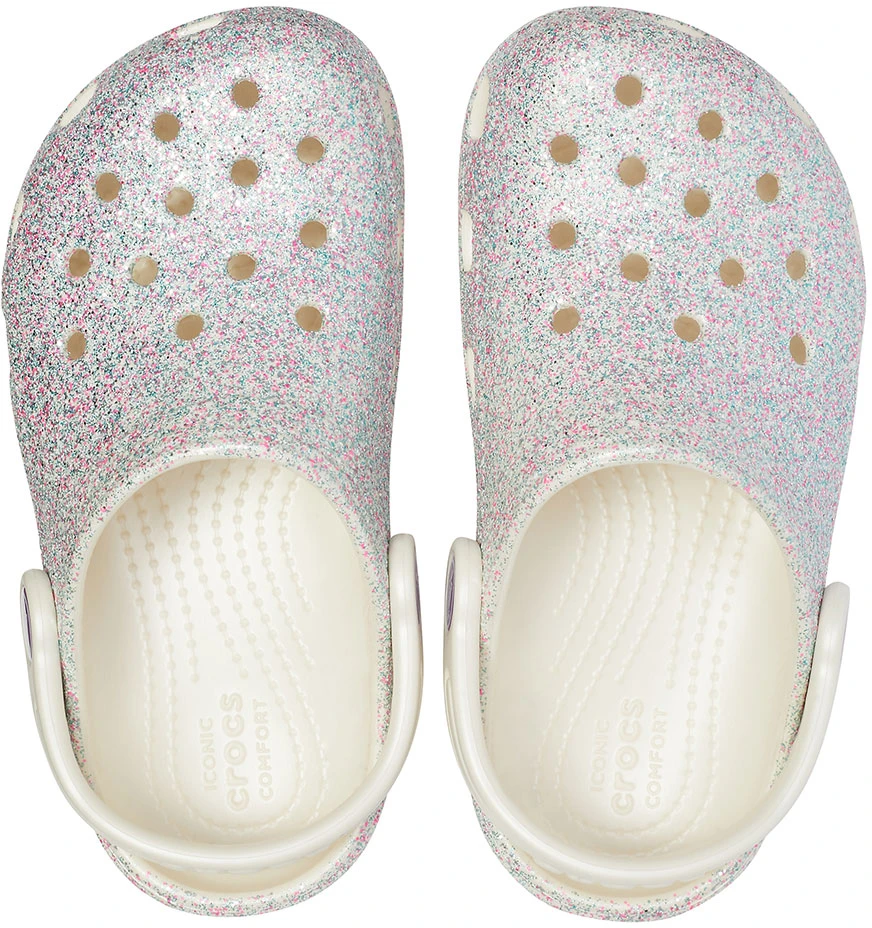 Šlepetės vaikams Crocs Classic Glitter Clog, spalvotos 205441 159 (19-20)