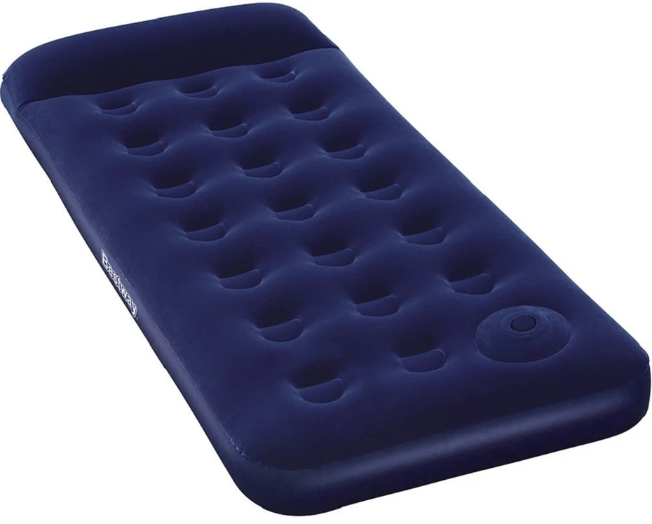Bestway Pripučiamas vienvietis čiužinys su įmontuota kojine pompa ir pagalve 185x99x28cm 67224