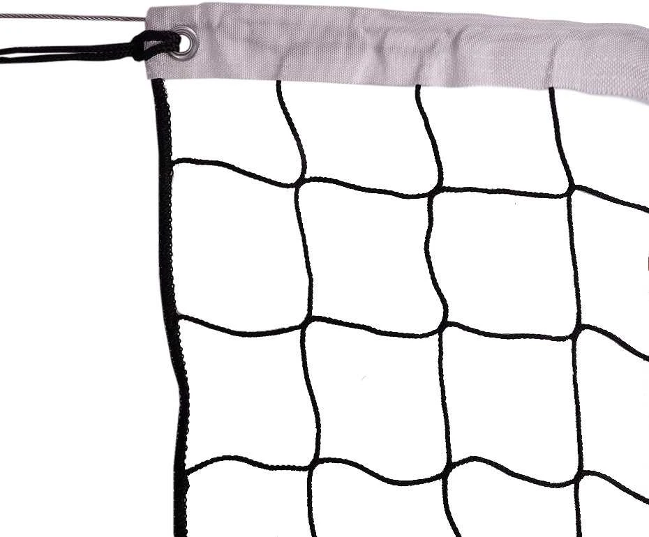 Domeks turnyrinis tinklinio tinklas 9,5 m x 1 m juodas