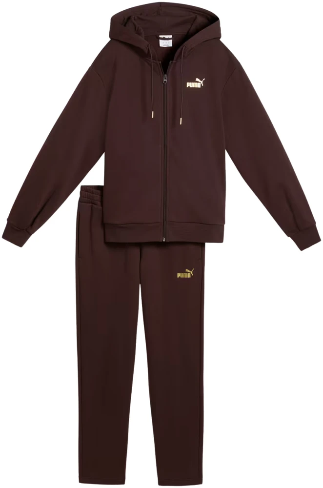 Dres damski Puma Metallic Hooded Standard Sweat ruda 693996 33 (S)