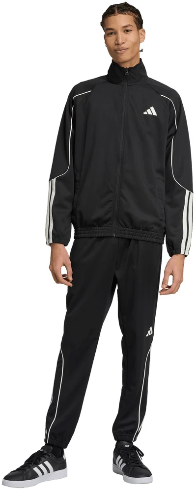 Vyriškas adidas 3-Dryžių sportinis kostiumas Juodas JN1817