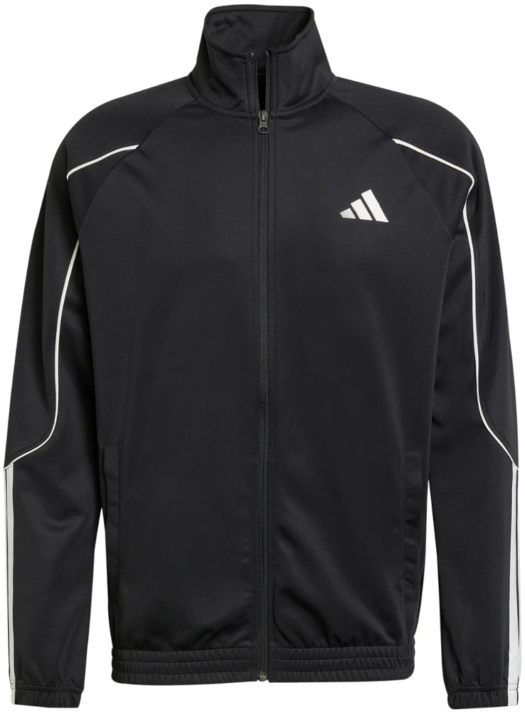 Vyriškas adidas 3-Dryžių sportinis kostiumas Juodas JN1817