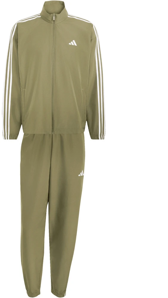 Dres męski adidas 3-Stripes Woven oliwkowy KY2300 (2XL)