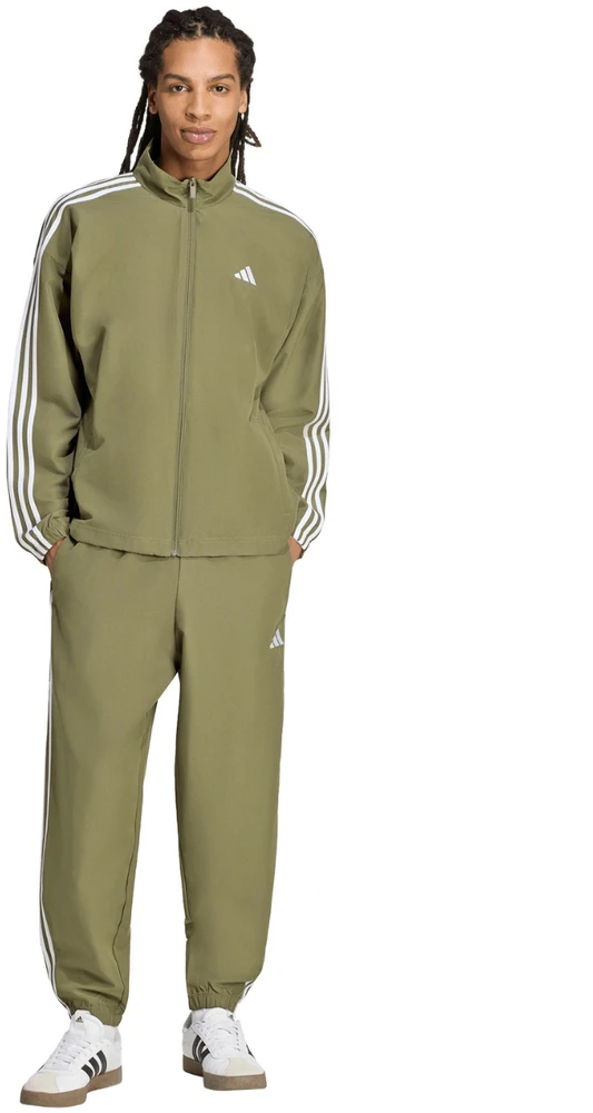 Dres męski adidas 3-Stripes Woven oliwkowy KY2300 (2XL)