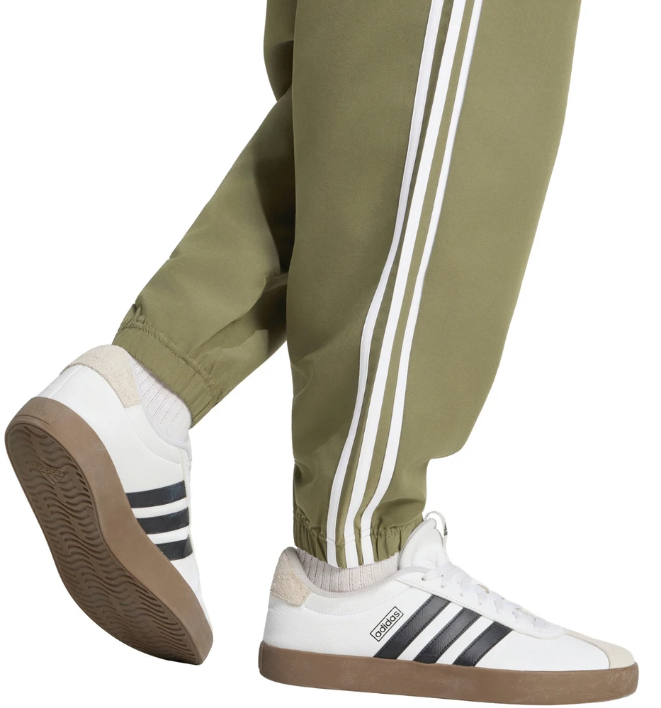 Dres męski adidas 3-Stripes Woven oliwkowy KY2300 (2XL)