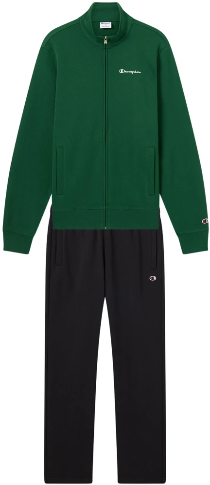 Dres męski Champion Sweatsuit zielono-juoda 221786 GS559 (3XL)