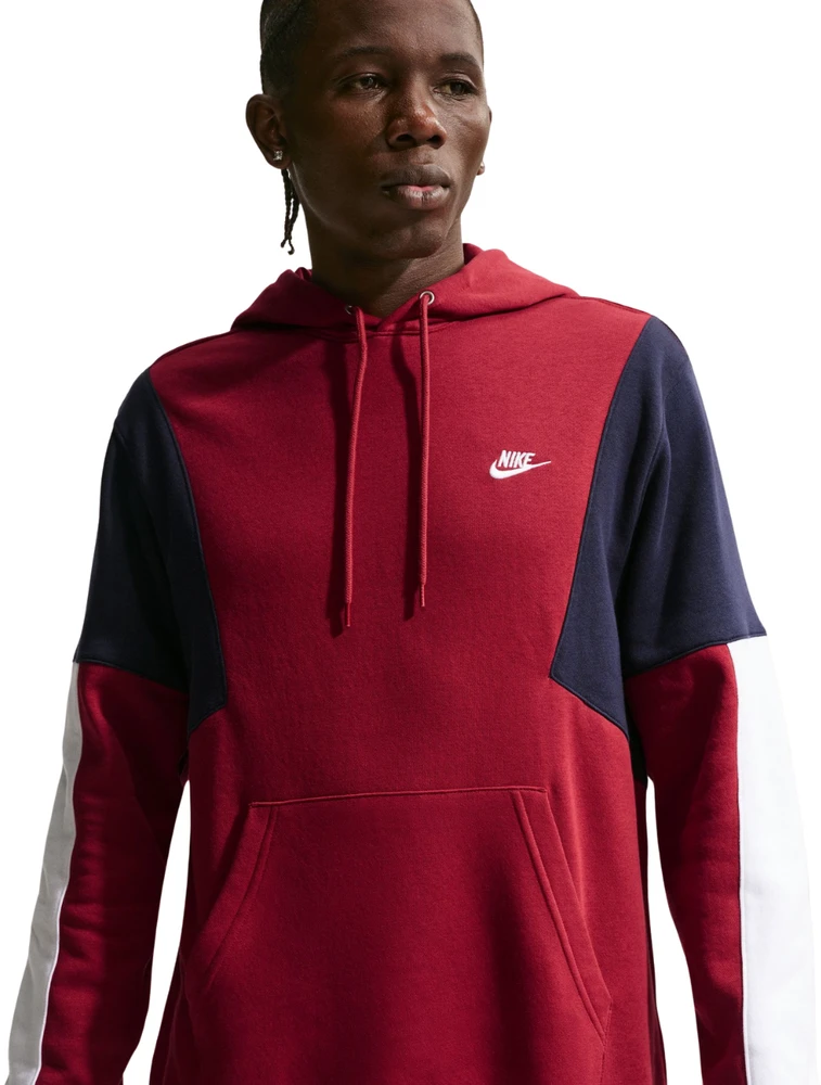Nike Sportswear Club vyriškas sportinis kostiumas bordo spalvos HV1165 613 (2XL)
