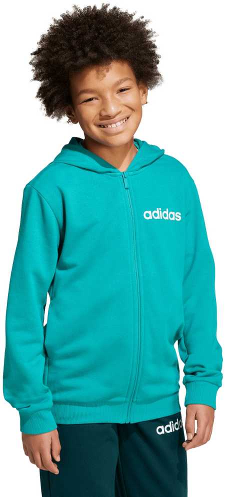 Adidas Essentials žalias vaikams sportinis kostiumas JN2427