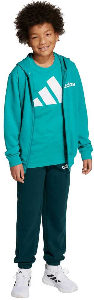 Adidas Essentials žalias vaikams sportinis kostiumas JN2427