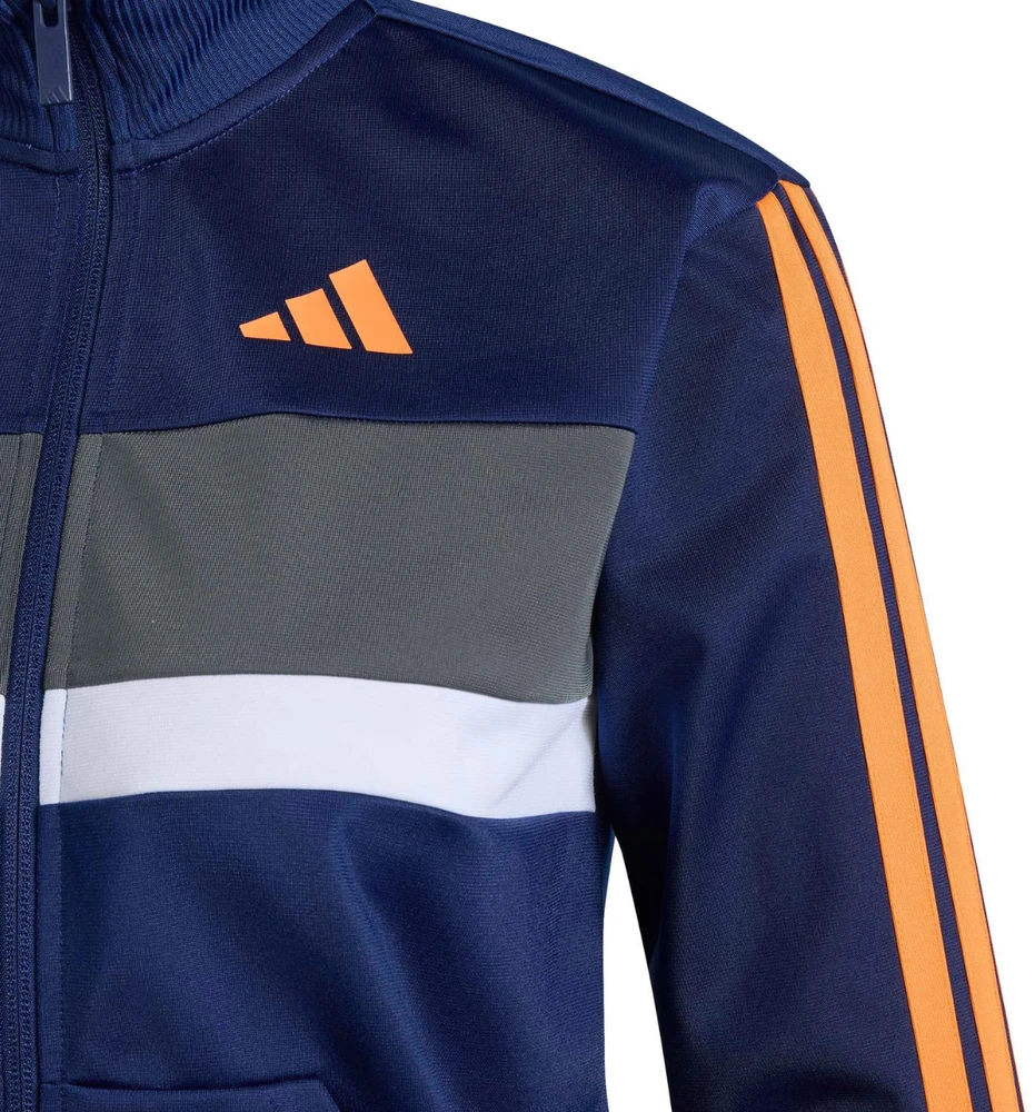 Dres vaikams adidas Seasonal Essentials Tiberio 3-Stripes tamsiai mėlyna KZ0148 (140cm)